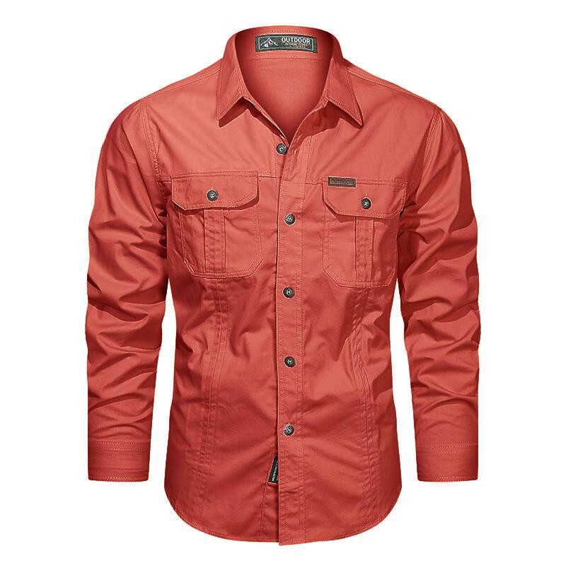 Chemise de plein air avec poches et boutons, pratique et élégante pour tous les jours