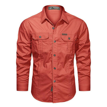 Chemise de plein air avec poches et boutons, pratique et élégante pour tous les jours