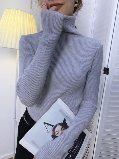 Pull à Col Roulé Femme Chic et Doux