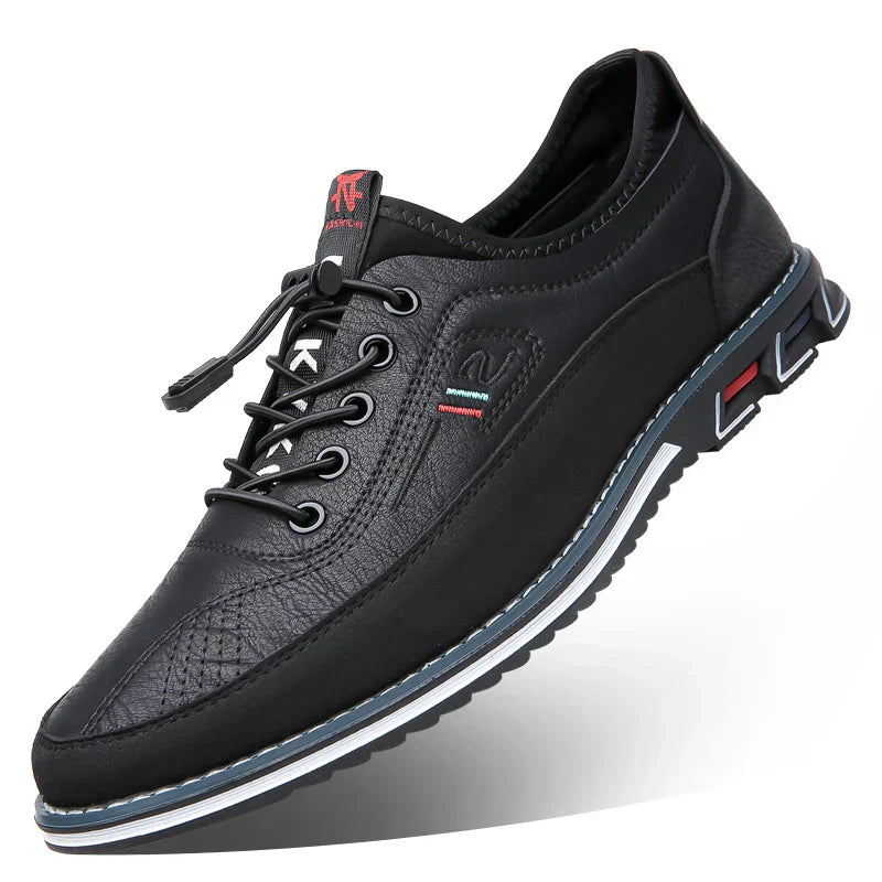 Chaussures Ville Cuir Homme Brun Élégant