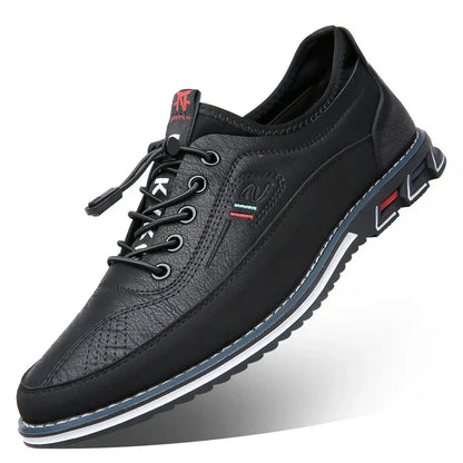 Chaussures Ville Cuir Homme Brun Élégant