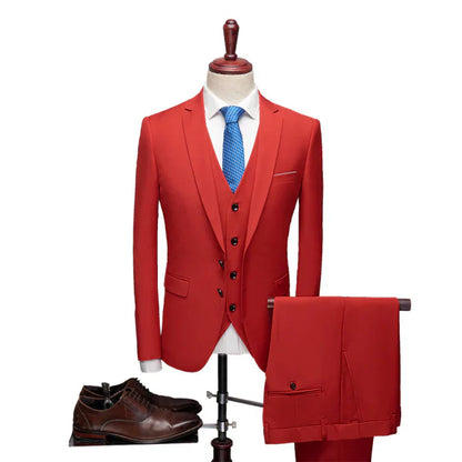 Costume Homme Mariage 3 Pièces SlimFit Élégant