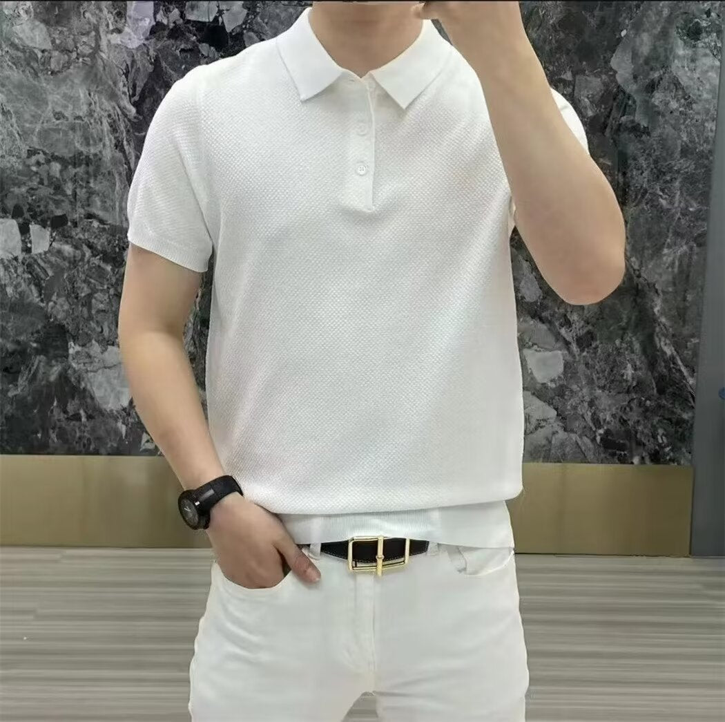 Chemise Polo Classique à Carreaux et Coupé Moderne