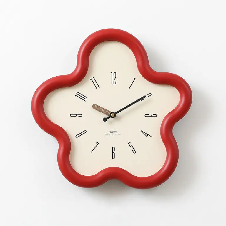 Horloge Murale Déco Chic Fleurs - PanierRoyale