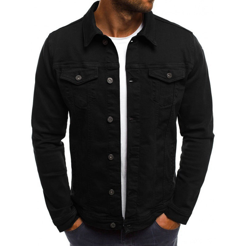 Veste denim homme classique avec poches - PanierRoyale