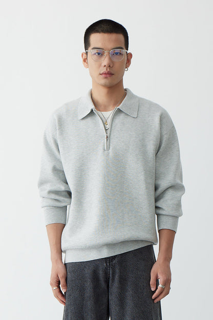 Pull Col Rond Chaud et Confortable pour Homme Hiver