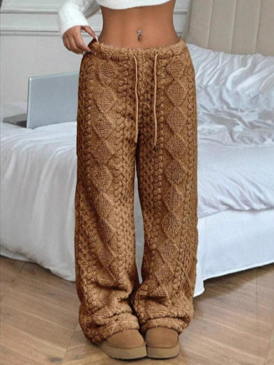 Pantalon Femme Hiver Chaud et Confortable en Polaire
