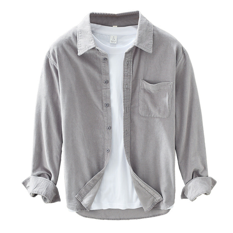 Chemise Homme Rétro Coton Élégante pour Tous Les Occasions