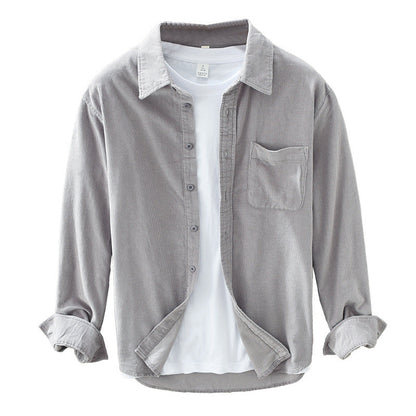 Chemise Homme Rétro Coton Élégante pour Tous Les Occasions