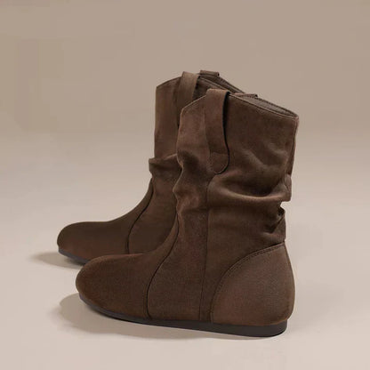 Bottines Femmes Plates et Confortables