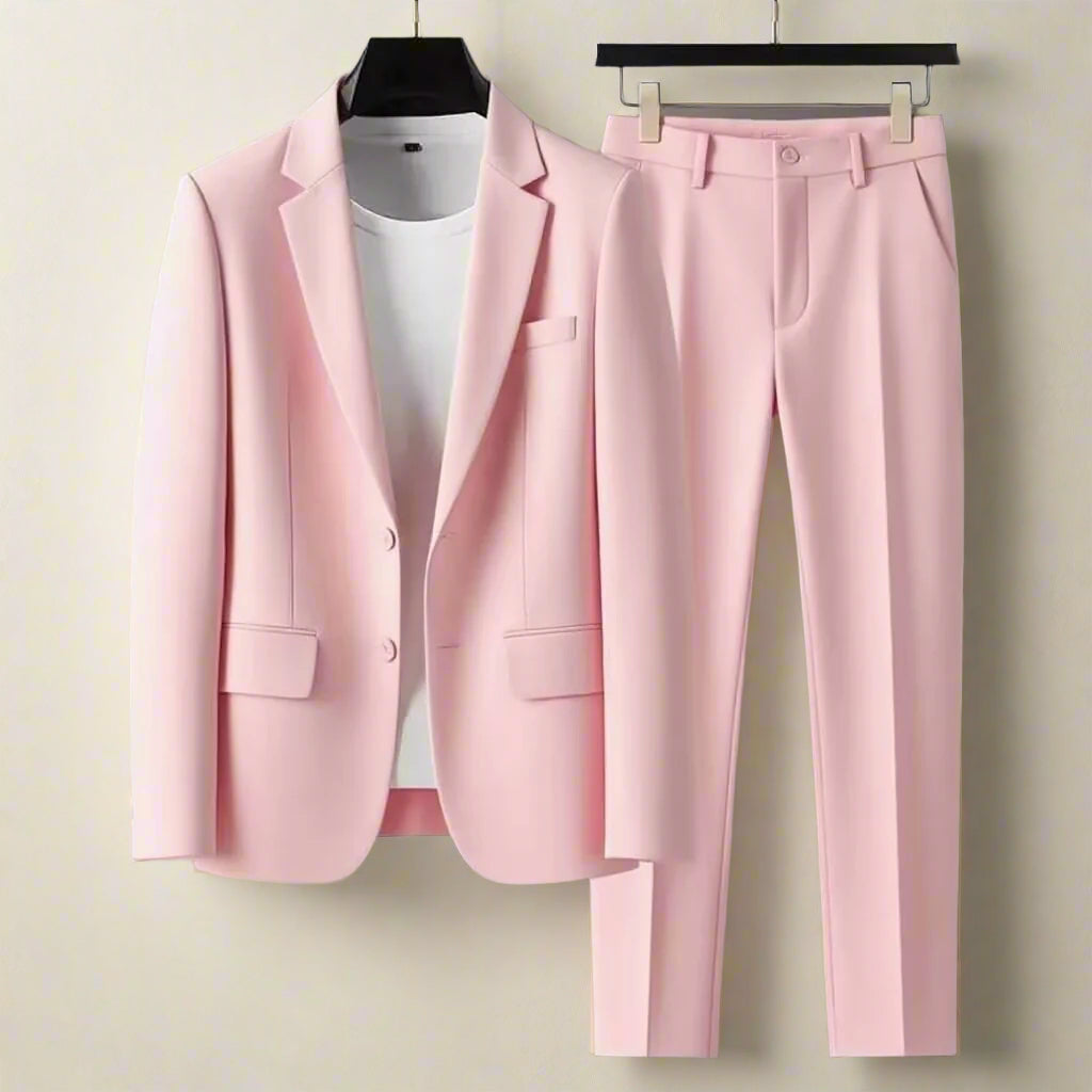 Costume Homme 2 Pièces Slim Fit Élégant