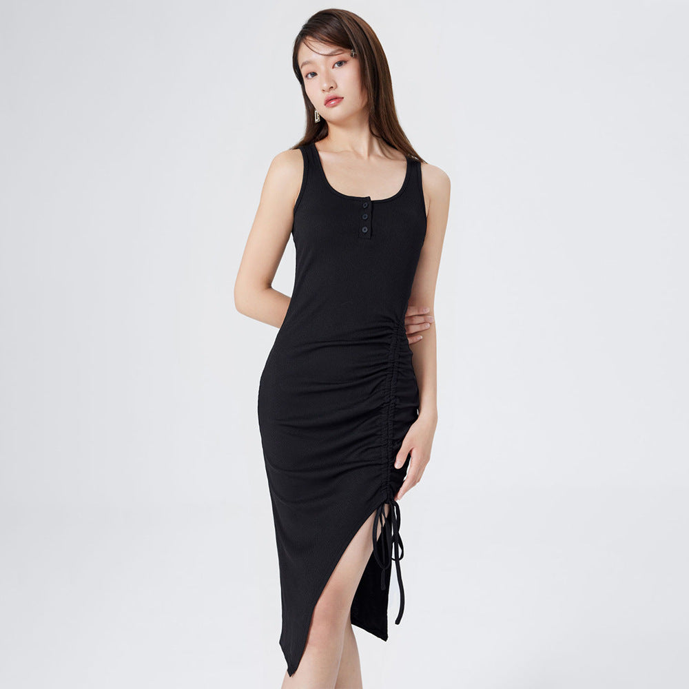 Robe Décontractée Été sans Manches Legère