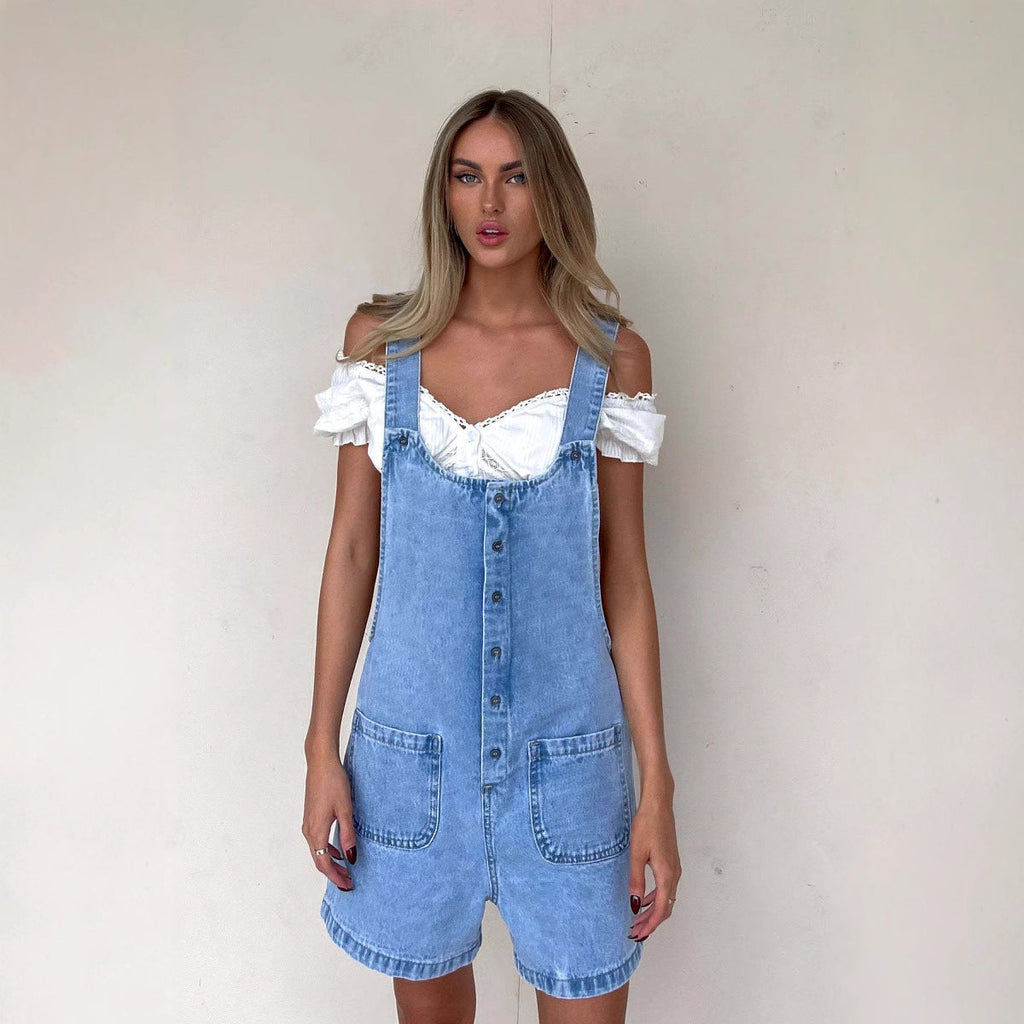 Combinaison Femme Élégante à Ceinture Élastique et Confortable - PanierRoyale