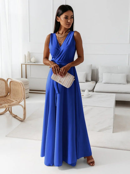 Robe Féminine Longue Confortable en Tissu Doux