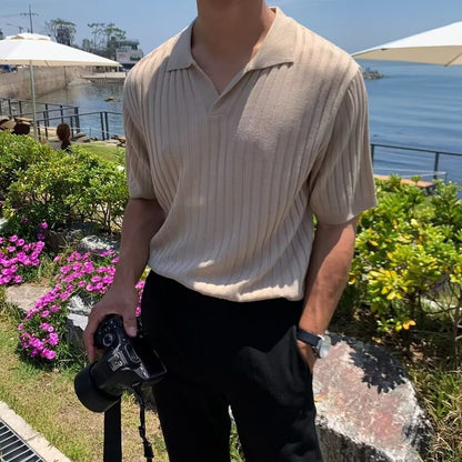 Chemise Polo Classique à Carreaux et Coupé Moderne