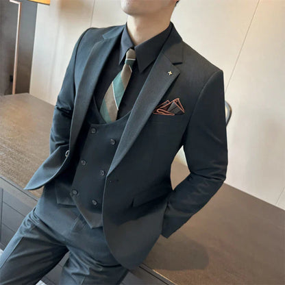 Costume Mariage Homme Slim Fit Gris Élégant