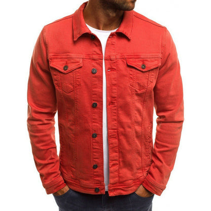 Veste denim homme classique avec poches