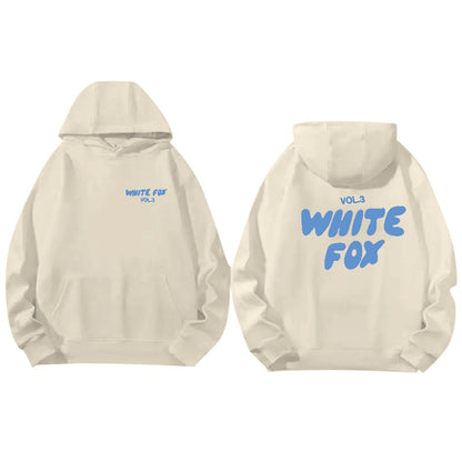 Sweat à Capuche Streetwear Blanc Confortable
