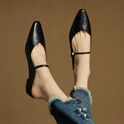 Mules Femmes en Cuir Authenticité Luxe