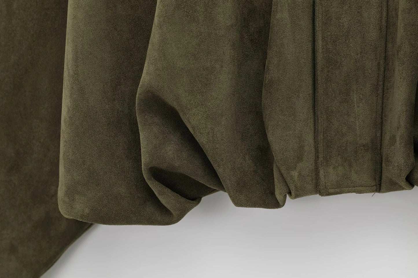 Veste Femme Suédine Coupe Ample Oversize Mi-saison