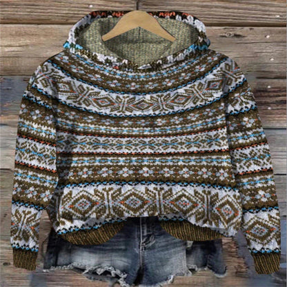 Pull Capuche Femme Hiver Doux et Chaud