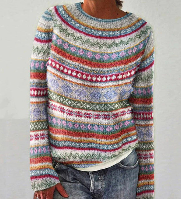 Pull Femme Laine Mérinos Chaud et Élégant