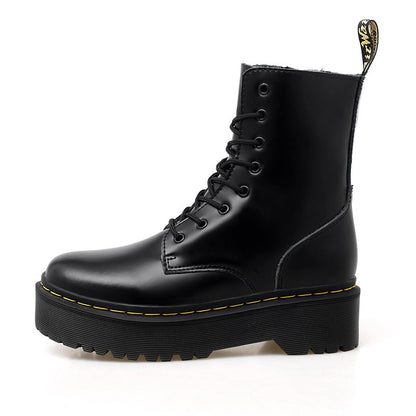 Bottes Femmes Chic et Confortables en Cuir Noir