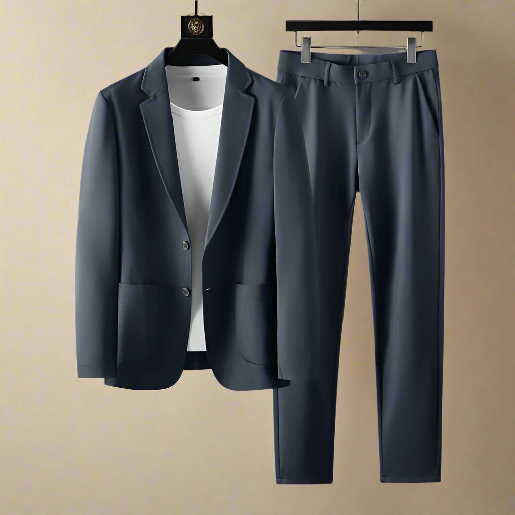 Costume Homme 2 Pièces Slim Fit Élégant