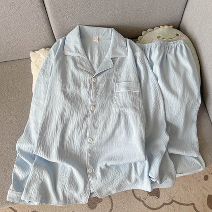 Pyjama Homme Hivernal Douillet avec Pantalon et Manches Longues