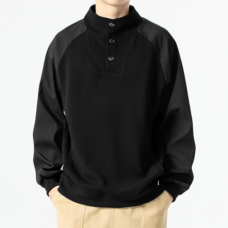 Pull à Col Montant Chaud et Confortable Homme
