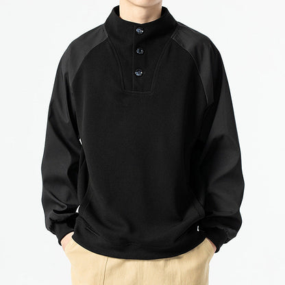 Pull à Col Montant Chaud et Confortable Homme