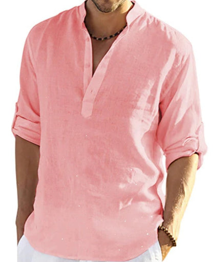 Chemise Coton Manches Longues Été Léger