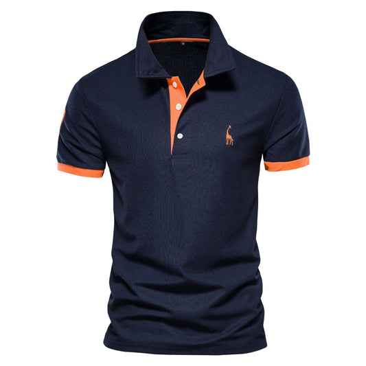 Polo Homme Marin Manches Courtes Décontracté et Confortable - PanierRoyale