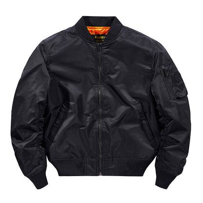 Blouson cuir aviateur épais et robuste pour homme