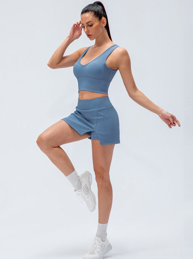 Shorts de sport haut de taille pour femme - BerlinGlamour