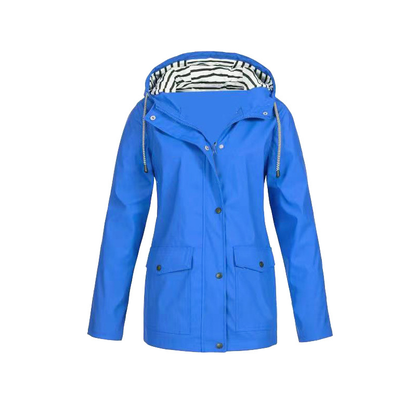 Veste Imperméable Femme Capuche Adjustable