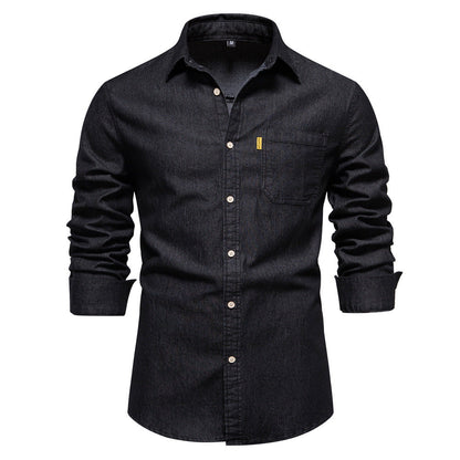 Chemise Homme Coton Classique pour Travail Quotidien - PanierRoyale