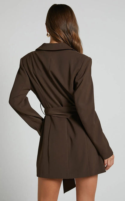 Dunja | Blazer-Kleid mit Gürtel für Damen Zendoo.de