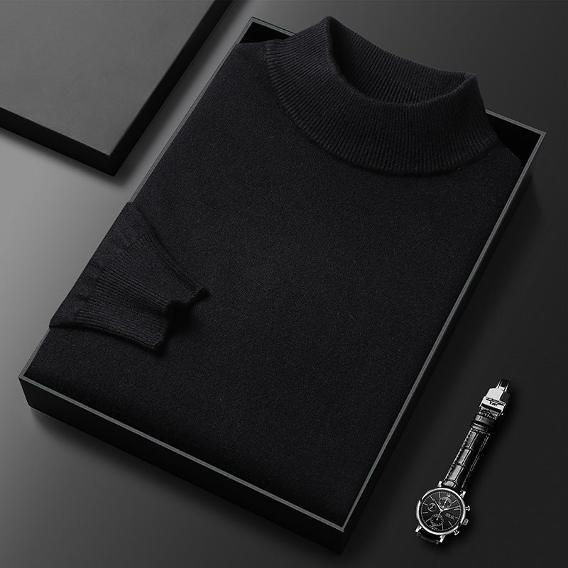 Pull Homme Hiver Chaud et Confortable Col Montant