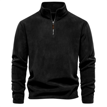 Sweat à capuche classique pour homme avec fermeture éclair