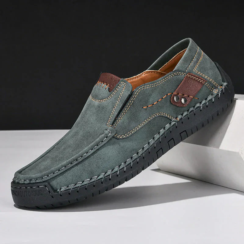Chaussure Homme Cuir Marine Noir Élégant