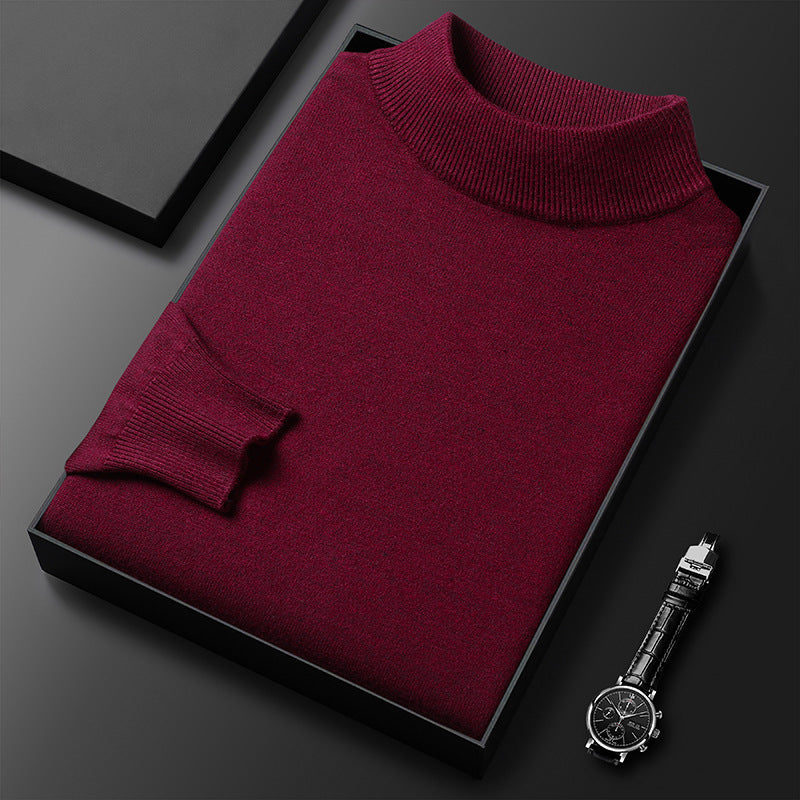 Pull Homme Hiver Chaud et Confortable Col Montant