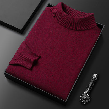 Pull Homme Hiver Chaud et Confortable Col Montant
