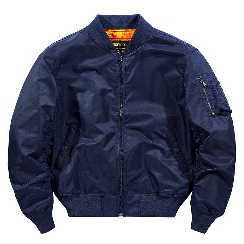 Blouson cuir aviateur épais et robuste pour homme