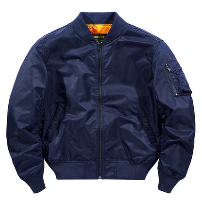 Blouson cuir aviateur épais et robuste pour homme
