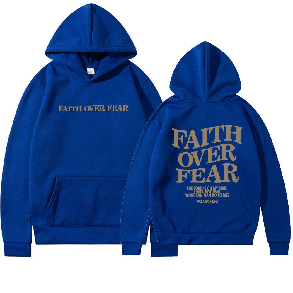 Sweat à Capuche Foi Plus Fort que la Peur