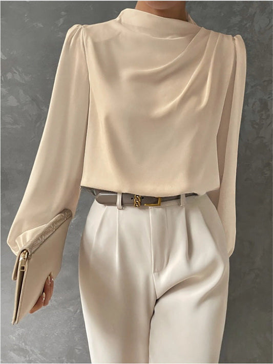 Blouse Femme Élégante Manches Longues Décontractée - BerlinGlamour