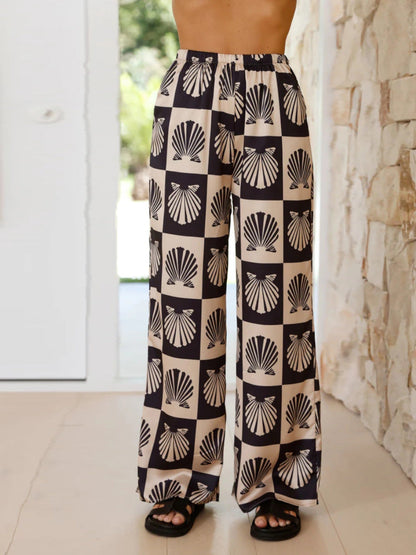 Ensemble Deux Pièces Imprimé Femme Chic