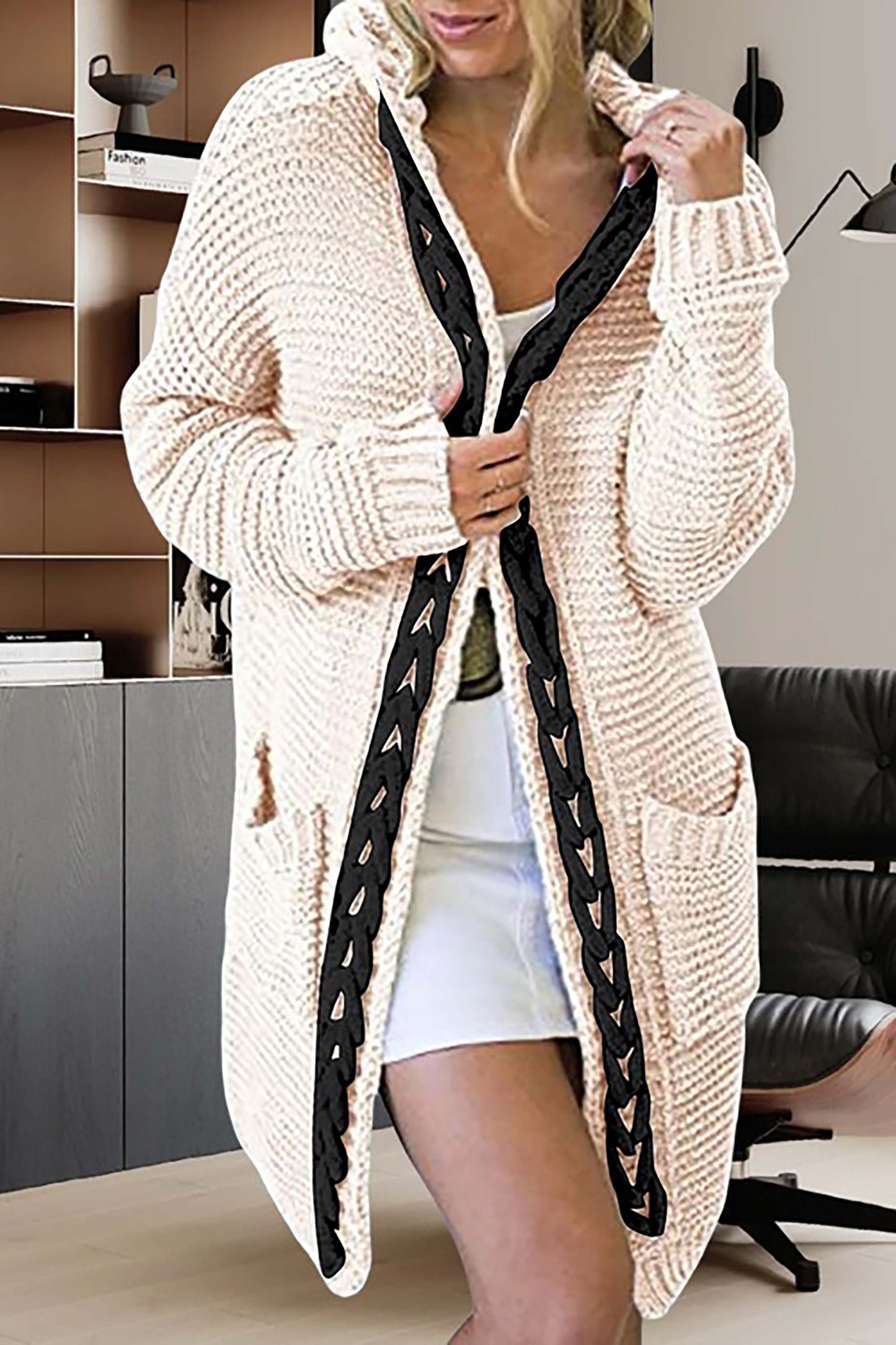 Pull Capuche Oversize Confortable Homme et Femme