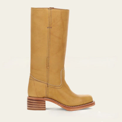 Bottes Femmes Western à Talon Bloc Cuir